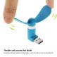 Мини USB вентилатор HAWEEL за мобилен телефон или PC thumbnail 4
