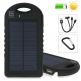 HAWEEL Solar Power - външна батерия 8 000mAh със соларен панел и 2 USB изхода  thumbnail