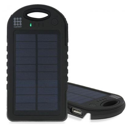 HAWEEL Solar Power - външна батерия 8 000mAh със соларен панел и 2 USB изхода  2