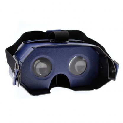 4smarts Basic Portable Universal VR Leather Glasses - очила за виртуална реалност за iOS и Android (тъмносин) 2